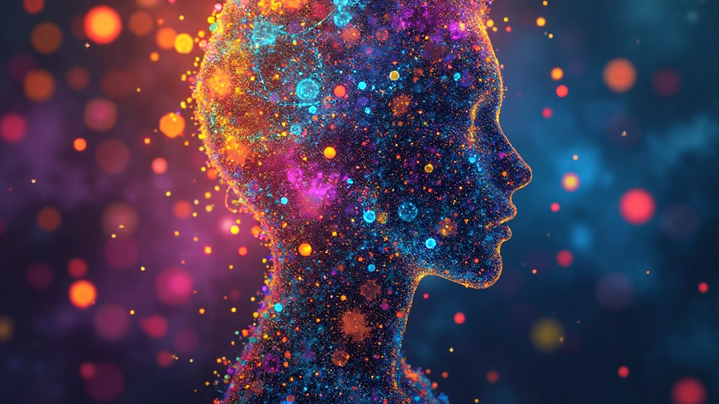 Abstracte gegenereerde kunstpatronen met algoritme-gestuurde visuele elementen