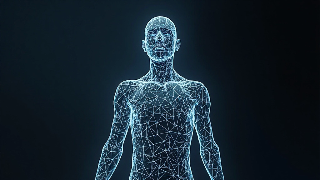 Parametrisch ontwerp met wireframe structuren en 3D geometrie vormen